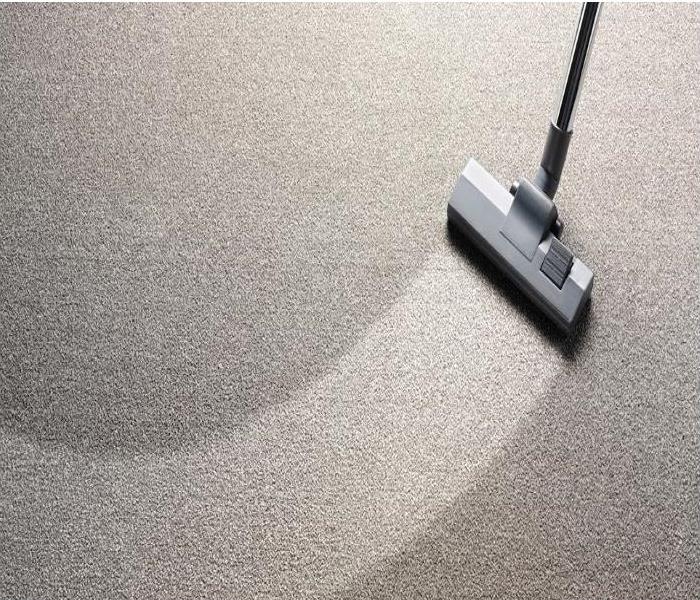 Carpet being deep cleaned