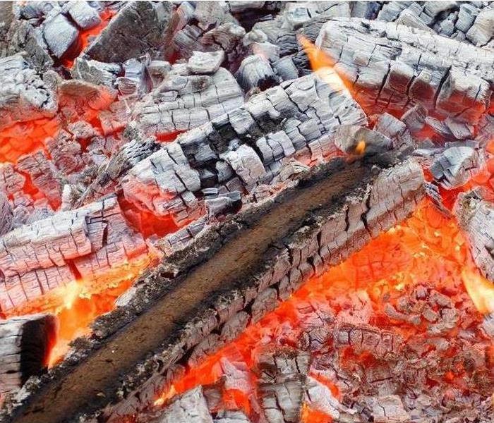 fireplace embers